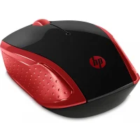 Мышь HP Wireless Mouse 200 (черный/красный) фото 1